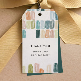 Geschilderde juwelen Dank je cadeautjes Labels Cadeaulabel