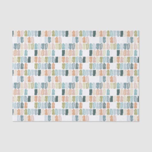 Geschilderde Juwelen Kleurrijke Waterverf Tissuepapier (Voorkant)