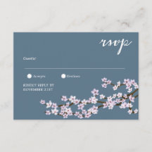 Geschilderde kersenbloesem bruiloft