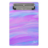 Geschilderde kleuren gepersonaliseerd mini klembor mini klembord (Voorkant)