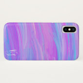 Geschilderde Kleuren Gepersonaliseerde Telefoongev Case-Mate iPhone Case (Achterkant (horizontaal))