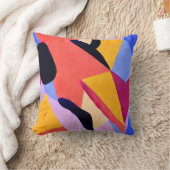 Geschilderde kleurrijke vormen - Abstracte kunst Kussen (Deken)