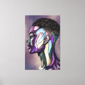 Geschilderde kunst man canvasprint canvas afdruk (Voorkant)