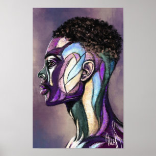Geschilderde Kunst Man Poster
