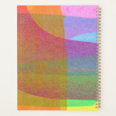 Geschilderde Lagen Spiral Bound Gepersonaliseerde  Planner (Achterkant)