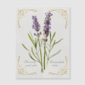 Geschilderde Lavandula Vera sereniteit en rust (Voorkant)