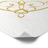 Geschilderde Lavandula Vera sereniteit en rust Poster (Hoek)