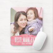 Geschilderde liefde Beste Mam ooit Foto Muismat (Met muis)