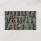 Geschilderde loodsoldaten visitekaartje (Achterkant)