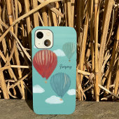 Geschilderde luchtballonnen gepersonaliseerd Case-Mate iPhone case