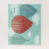 Geschilderde luchtballonnen gepersonaliseerd legpuzzel (Verticaal)