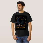 Geschilderde Maan door Luna Bee Merk T-Shirt (Voorkant volledig)