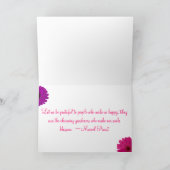 Geschilderde Madeliefjes Gerbera Kaart (Binnen)