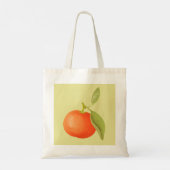 Geschilderde mango en tangerine tote bag (Achterkant)