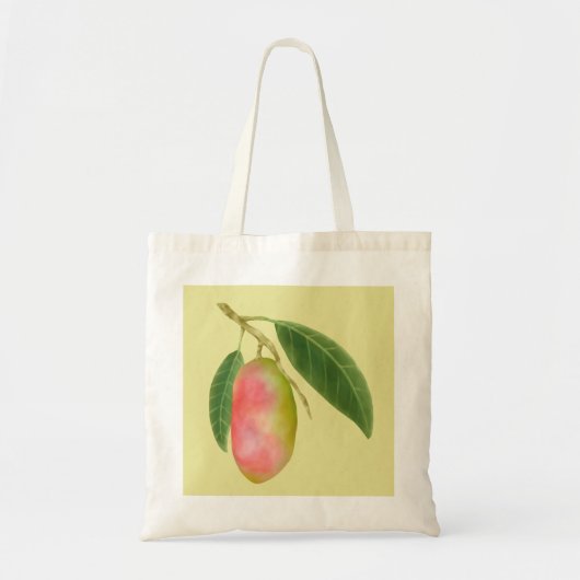 Geschilderde mango en tangerine tote bag (Voorkant)
