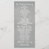 Geschilderde mason jar bruiloft programma's (Achterkant)