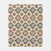 Geschilderde Mesa Aztec Fleece Deken (Voorkant)