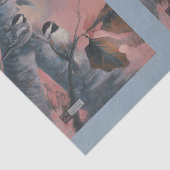 Geschilderde Mezen DBL Tissuepapier (Detail)