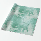 geschilderde munt cadeaupapier (Uitgerold)