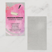 geschilderde muur | Gereedschap Paint Roller Visitekaartje (Voorkant / Achterkant)