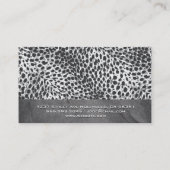 Geschilderde nagels | luipaardprint klantenkaartje (Achterkant)