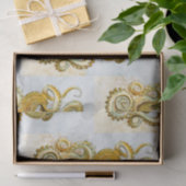 Geschilderde nautische octopus kraken pijlinktvis  tissuepapier (Geschenk)