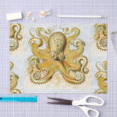 Geschilderde nautische octopus kraken pijlinktvis  tissuepapier (Craft)