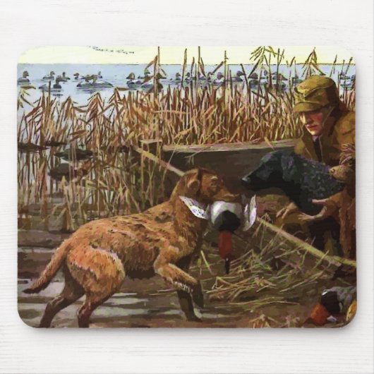  geschilderde opzoekmachines met jager muispad muismat (Voorkant)