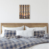 Geschilderde orgelpijpen canvas afdruk (Insitu (Slaapkamer))