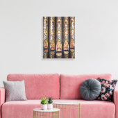 Geschilderde orgelpijpen canvas afdruk (Insitu (Woonkamer))