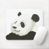 Geschilderde Panda Muismat (Met muis)