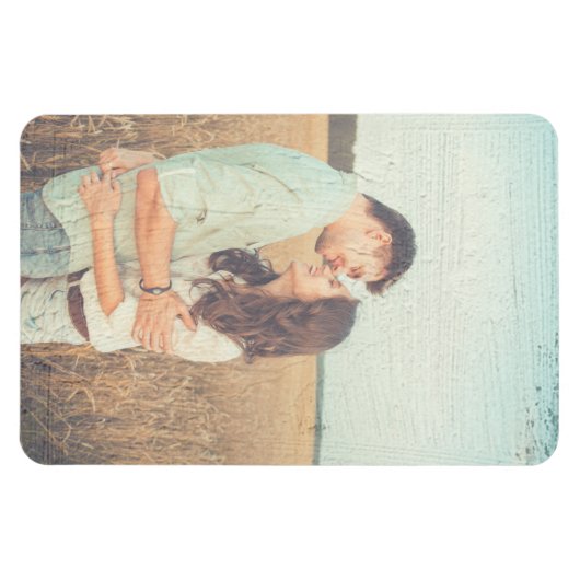 Geschilderde penseelstreken geschilderde overlay f magneet (Horizontaal)