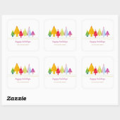Geschilderde Pines Sticker (Vel)
