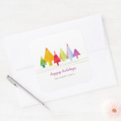 Geschilderde Pines Sticker (Envelop)