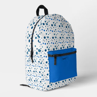 Geschilderde Polka Dot Spots Gepersonaliseerde Naa Bedrukte Rugzak
