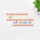 geschilderde pony's cadeau Label Mini Visitekaartjes (Bureau)
