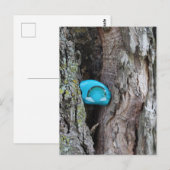 Geschilderde RAK Little Rainbow Rock Verborgen in  Briefkaart (Voorkant / Achterkant)