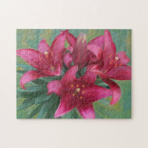 Geschilderde rode Lily