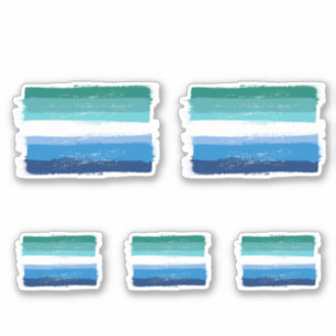 GESCHILDERDE ROZE MANNELIJKE PROUD - Azure Sticker
