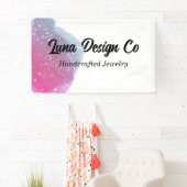 Geschilderde roze Rainbow Craft Show Business Bann Spandoek (Insitu)