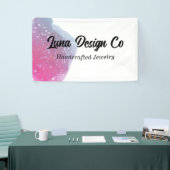 Geschilderde roze Rainbow Craft Show Business Bann Spandoek (Beurs)