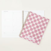 Geschilderde roze rozen en gouden glitter planner (Display)