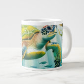 Geschilderde Schildpad Grote Koffiekop (Voorkant rechts)