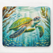 Geschilderde Schildpad Muismat (Voorkant)