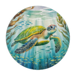 Geschilderde Schildpad Snijplank