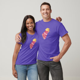 Geschilderde Schinia mot T-shirt