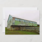 Geschilderde schuur platte Kaart (Voorkant)