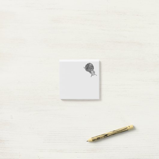 geschilderde slak post-it® notes (Op bureau)