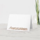 Geschilderde Snowflake Sweet King Charles Spaniel  Feestdagen Kaart (Achterkant)