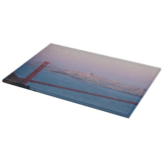 Geschilderde stad snijplank (Hoek)